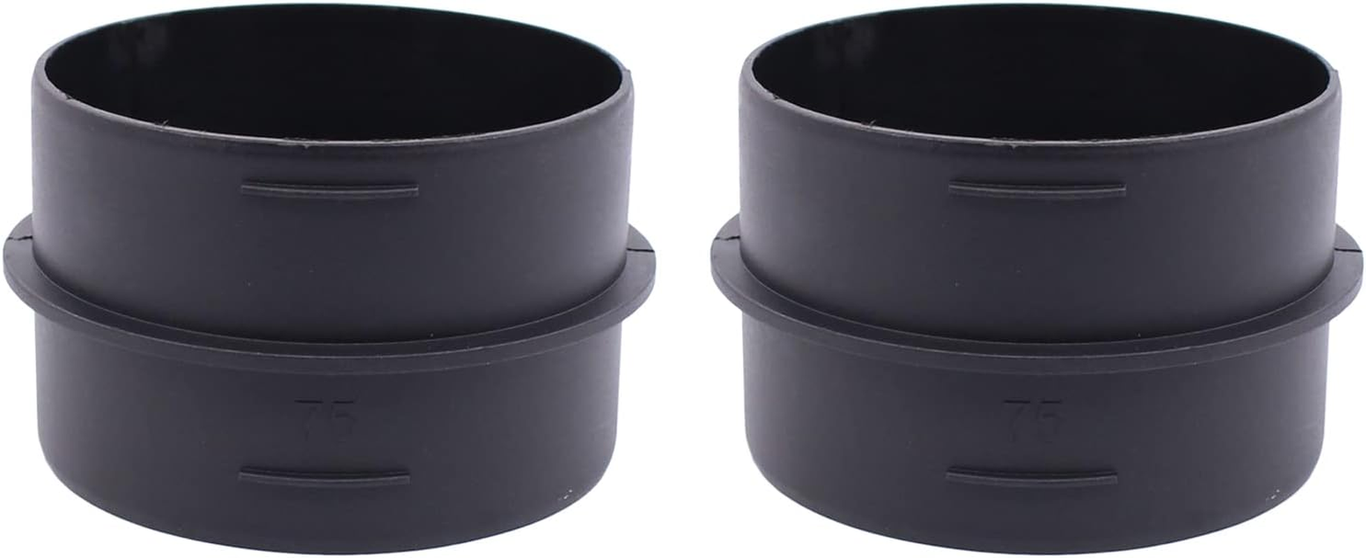 2X 75Mm Ducting Joiner Connector Pipe for Eberspacher Diesel Heater 221000010006 image number 1