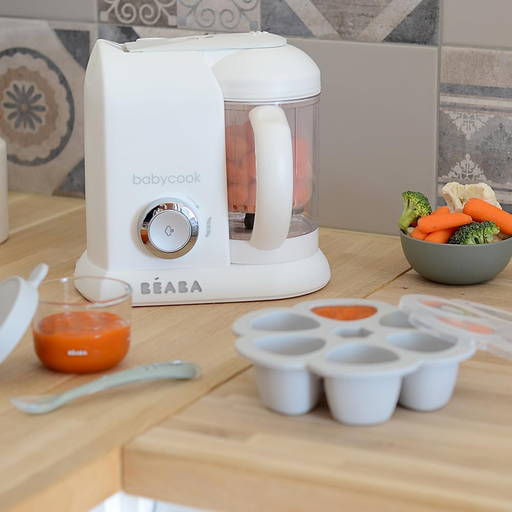 BEABA Babycook Solo Baby Food Prep, White/Silver image number 1