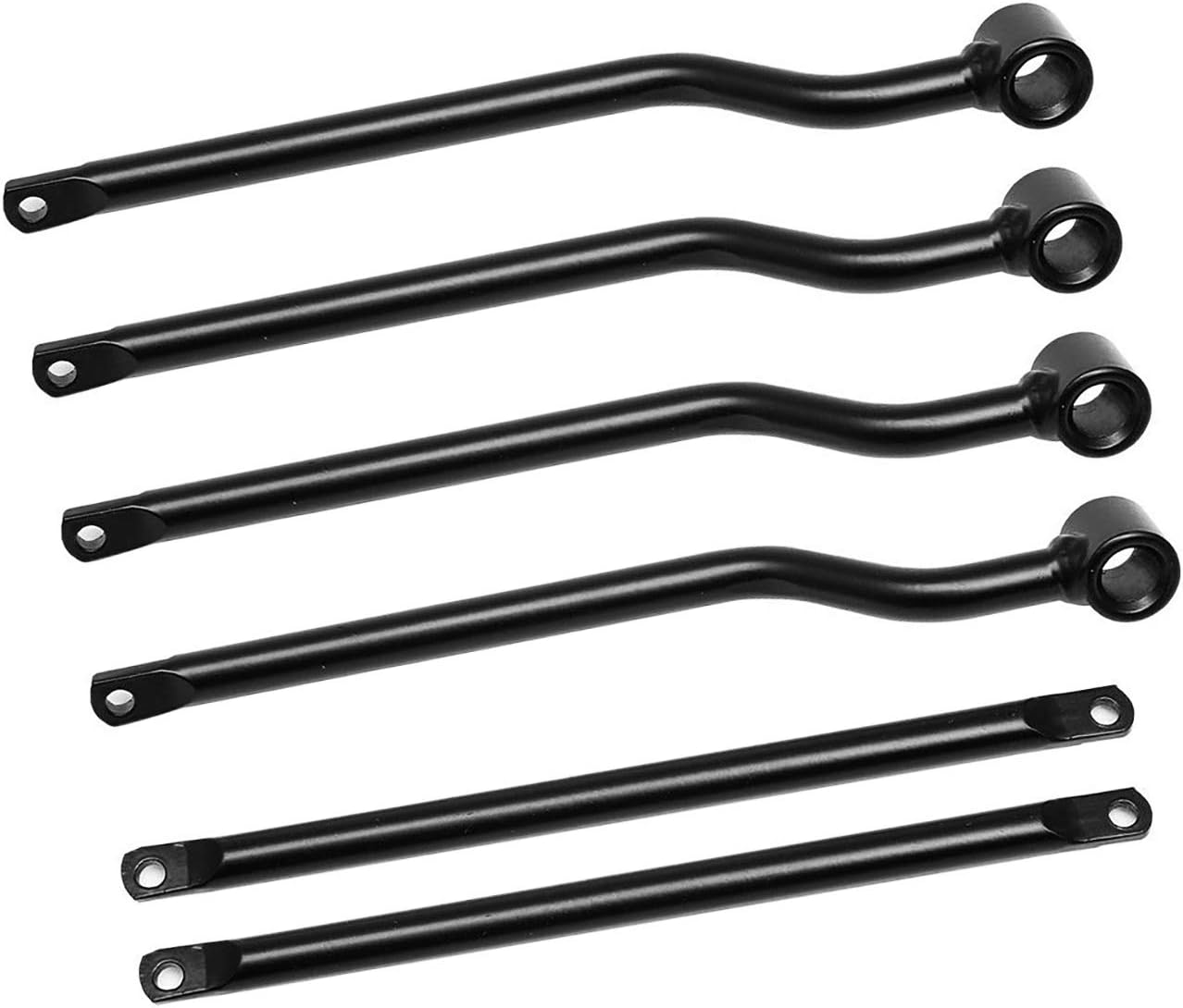 Yibid Universal Motorcycles Saddlebag Supports Bracket Bars Mount Holder for 84+ Softail Heritage Custom Fat Boy Deluxe Night Train Springer Honda Suzuki Yamaha Kawasaki (Black) image number 6