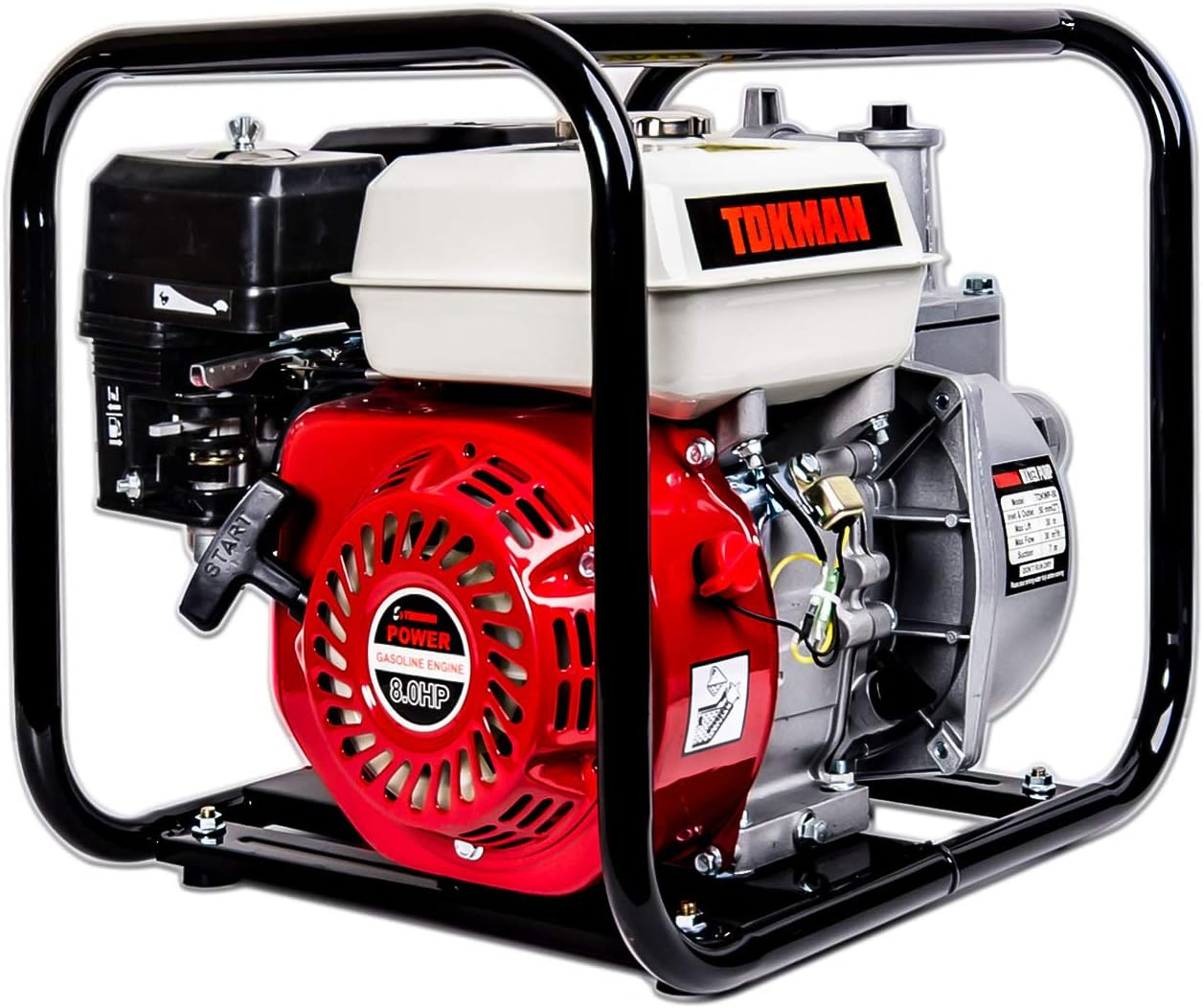 8HP Petrol High Flow Water Transfer Pump Fire Fighting Irrigation Garden 2 Inch 3 Inch 2" 3" (2 Inch) image number 5