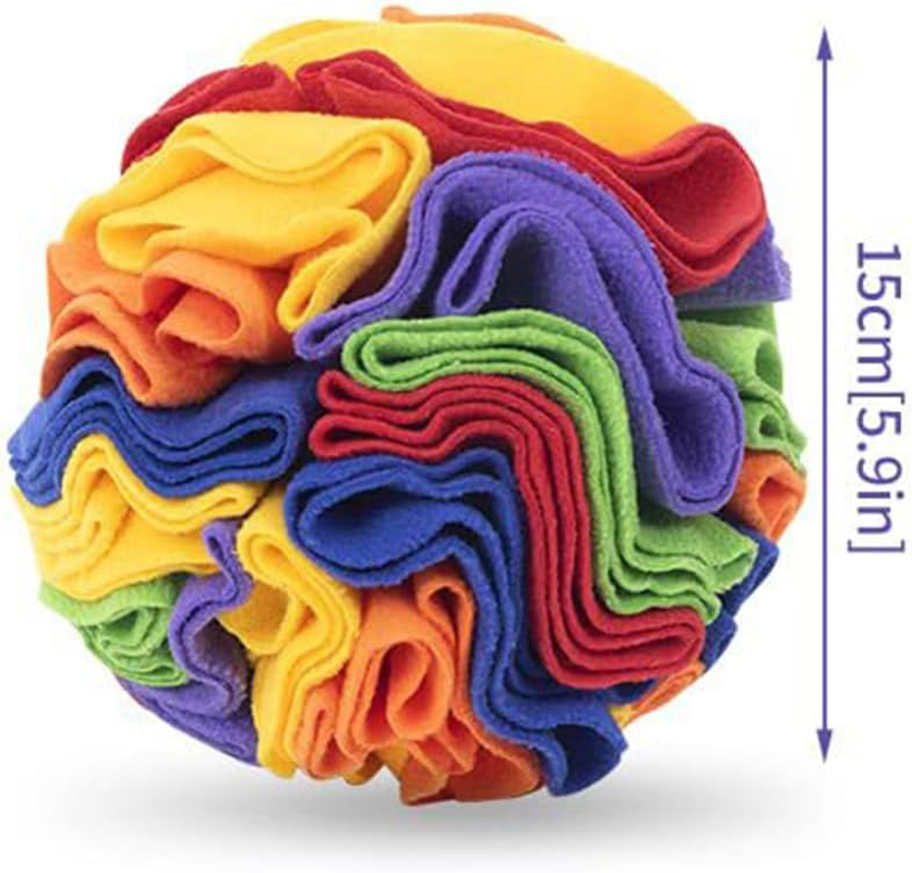 Alnicov Sniffing Toy for Dogs, Sniffing Ball for Dogs, Interactive Treat Game for Dogs, Interactive Dog Toy, Snuffle Mat, Foraging Mat, Dog Puzzle Toy image number 1