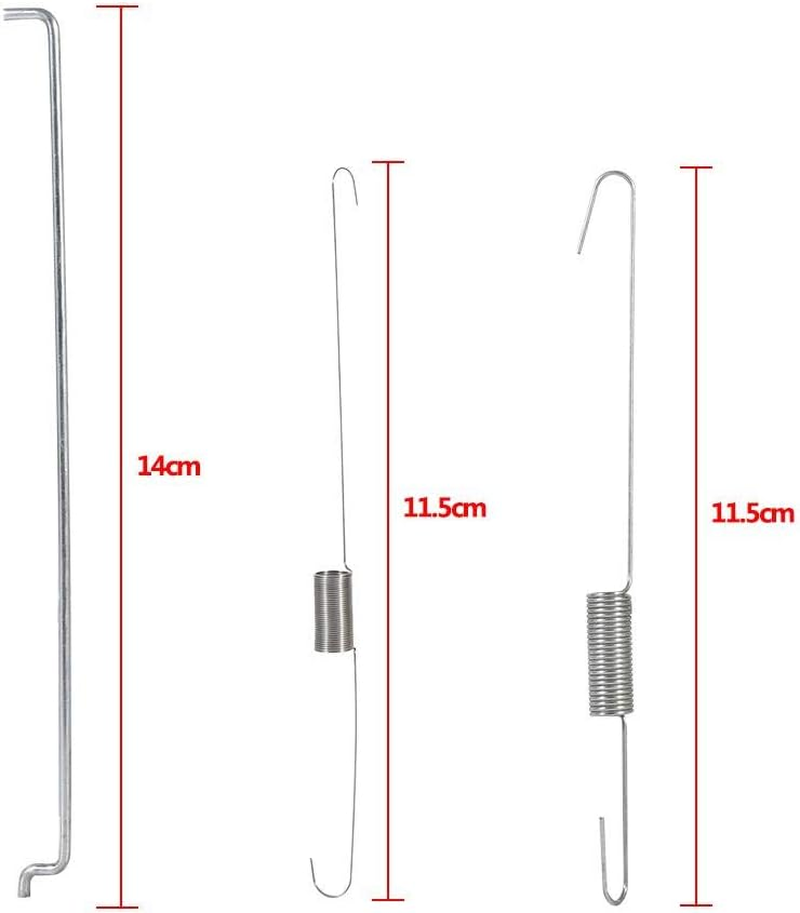 Return Spring Speed Control Governor Link Rod Brake Light Switch Brake Lever Spring Kit Petrol Generator Parts for GX140 GX160 GX200 2 Sets