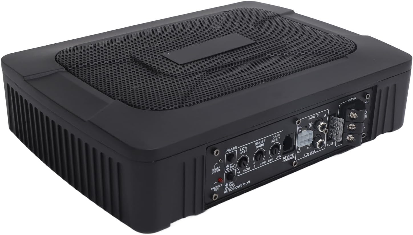 Ultra Compact Underseat Car Subwoofer 600W Amplifier 150W RMS Slim Active Subwoofer for Car image number 5