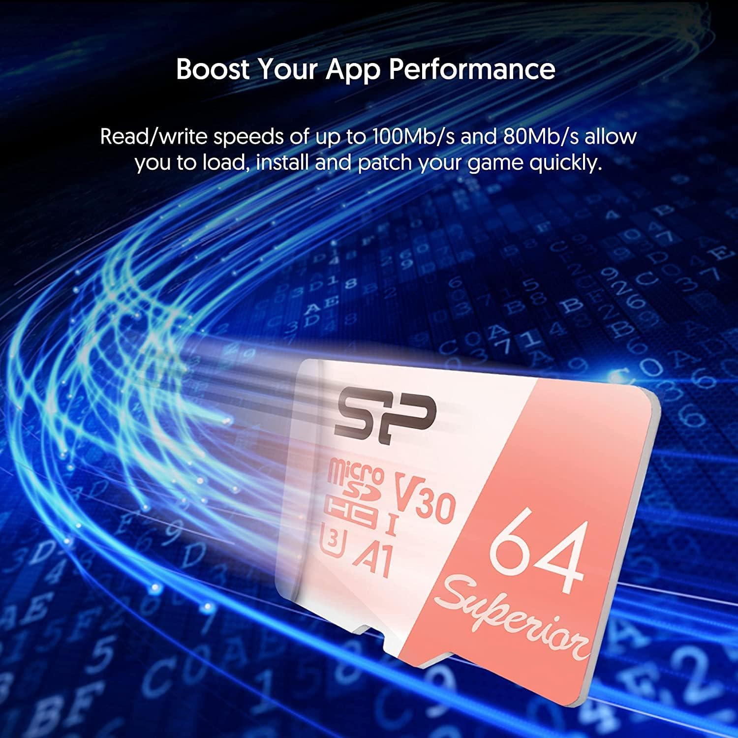 Silicon Power 128GB Microsdxc UHS-I Micro SD Card with Adapter, up to 100Mb/S Read & 80Mb/S Write, C10 U3 V30 A1 4K UHD Video, High Speed Microsd Memory Card, Superior A1 Series image number 4