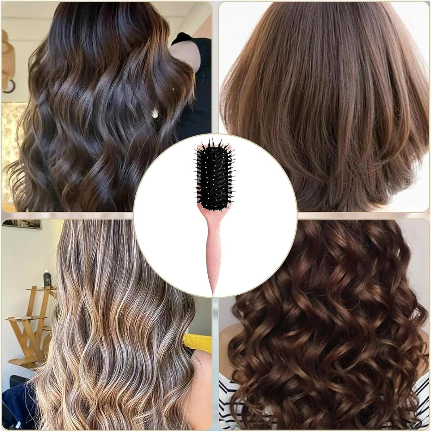 Curly Hair Brush,Curl Defining Brush for Women & Men,Curl Brush to Reduce Pulling & Curl Separation, Brush for Curly Hair,Shaping & Defining Curls image number 4