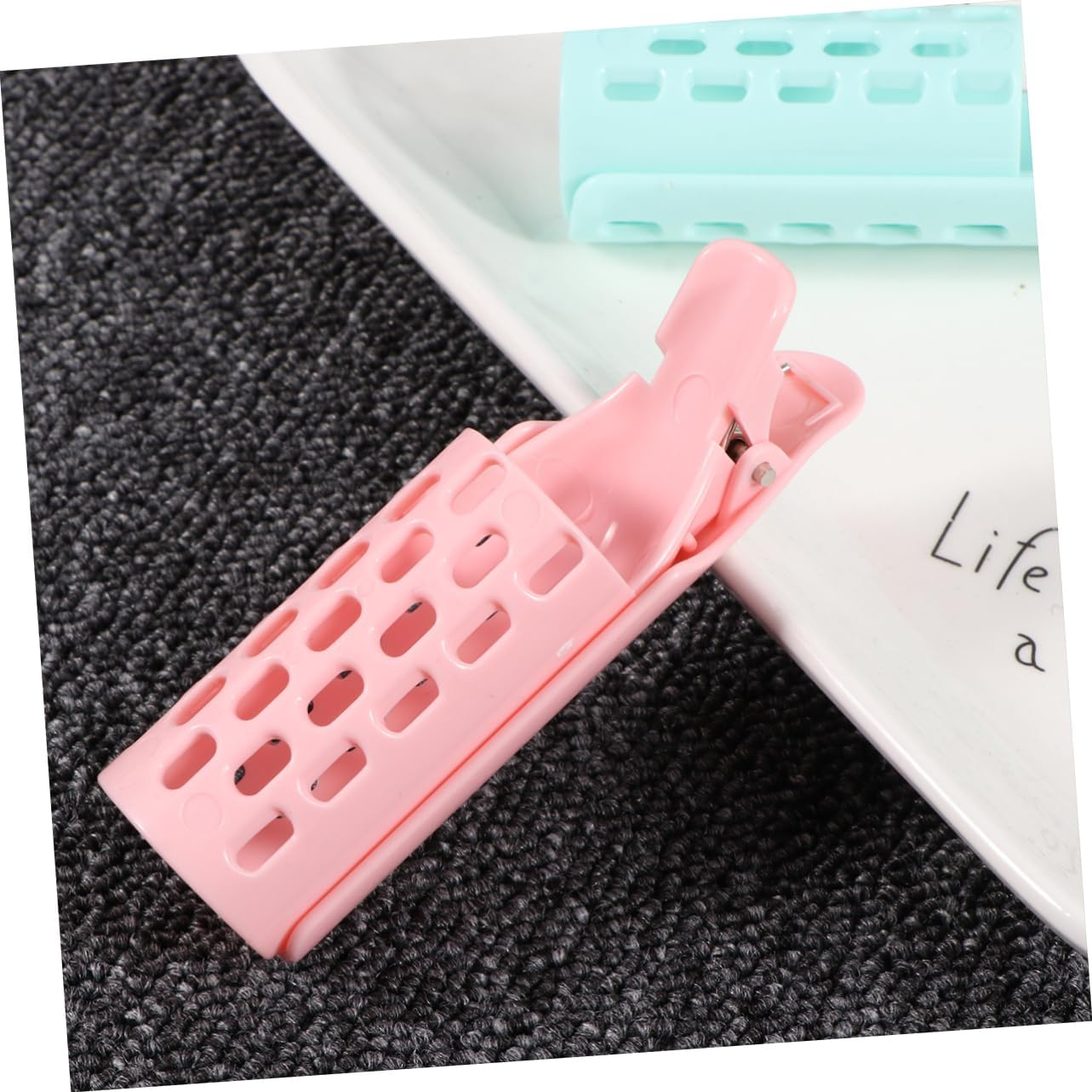 PLAFOPE 2Sets Hair Curlers Styling Tools Hair Rollers Styling Kit Abs Material 3Pcs*2 Random Color