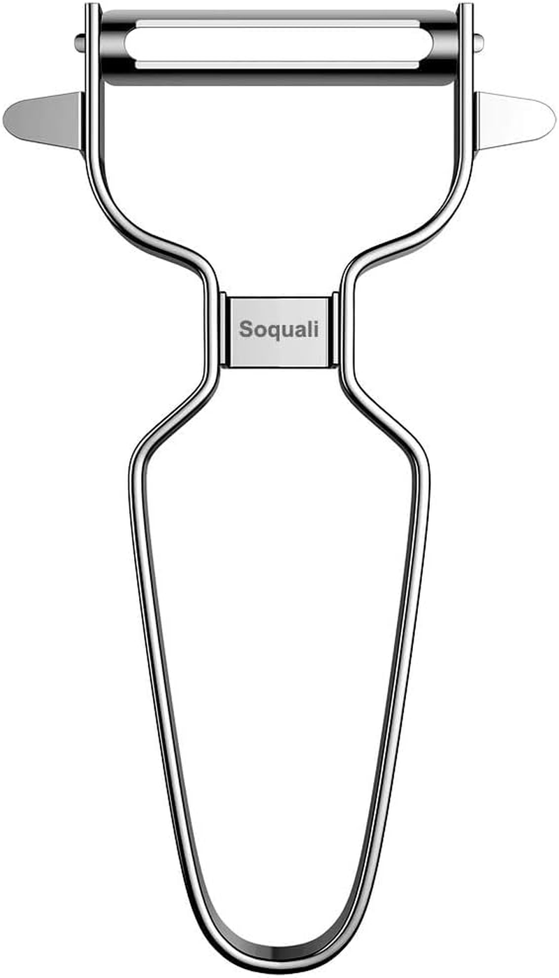 Stainless Steel Vegetable Peeler for Kitchen &ndash; Sharp Y Peeler Carrot Peeler with Ergonomic Handle, Easy Grip Potato Peeler Fruit Peeler, Rust Resistant Veggie Peeler, Easy Clean & Dishwasher Safe image number 1