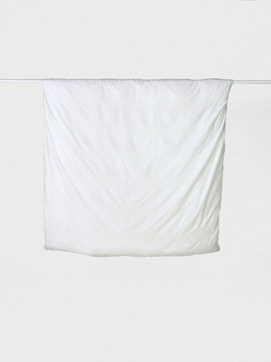 Linen House Amore Quilt Cover Set, White, Super King Size - Pink image number 5