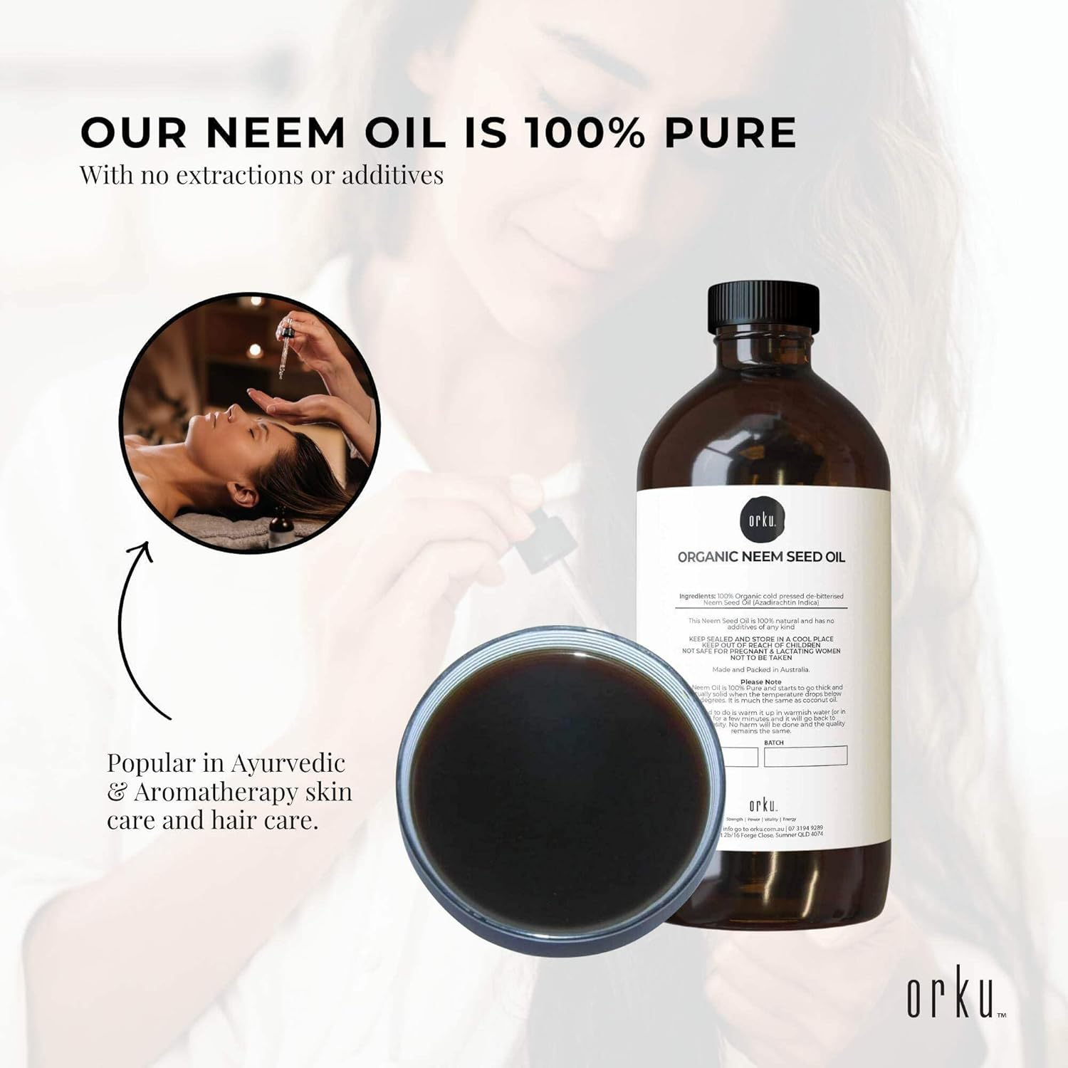 500Ml Neem Seed Oil - Pure Virgin Cold Pressed Azadirachtin Indica image number 6
