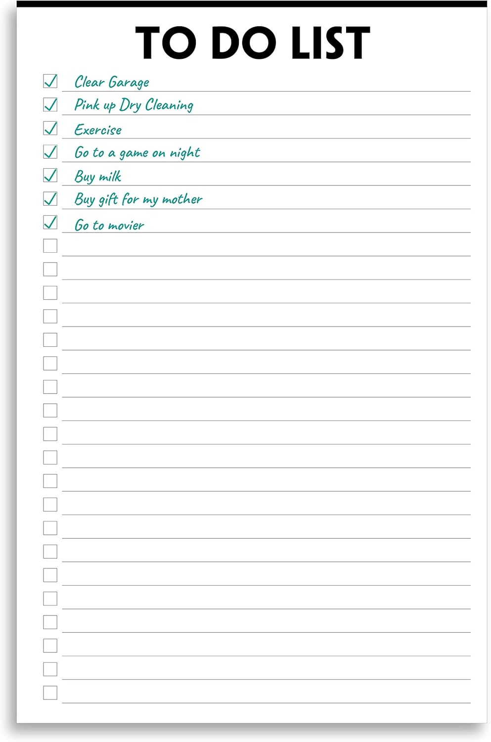 Nokingo to Do List Notepad - 5.5"X8.2", 50 Sheets, to Do Notebook with Check List Organizing, Tear Off, Simple Script, College Ruled to Do Planner for Daily Task image number 5