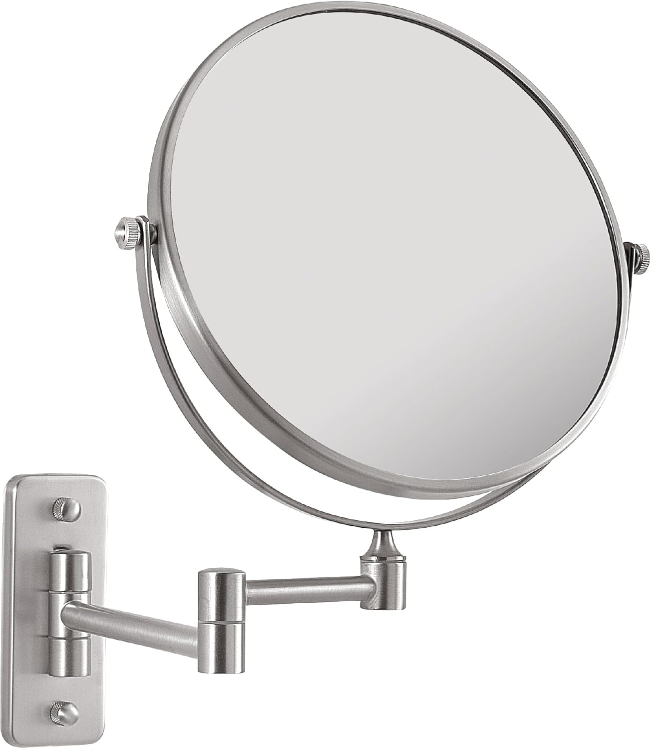 Gedy Gaia Gun Metal Wall Magnifying Mirror