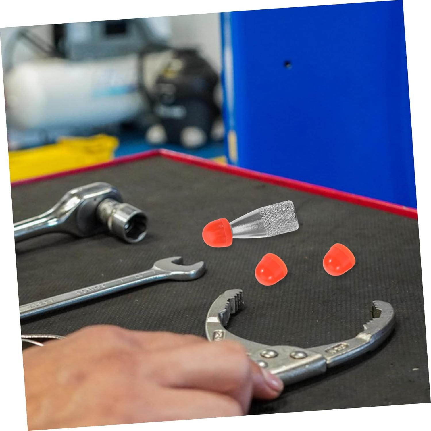 JUMPLAWN 48Pcs Hammer Replacement Head Kit for Automotive Dent Removal Versatile Hook Tool for Efficient Auto Body Repair and Dent Repair