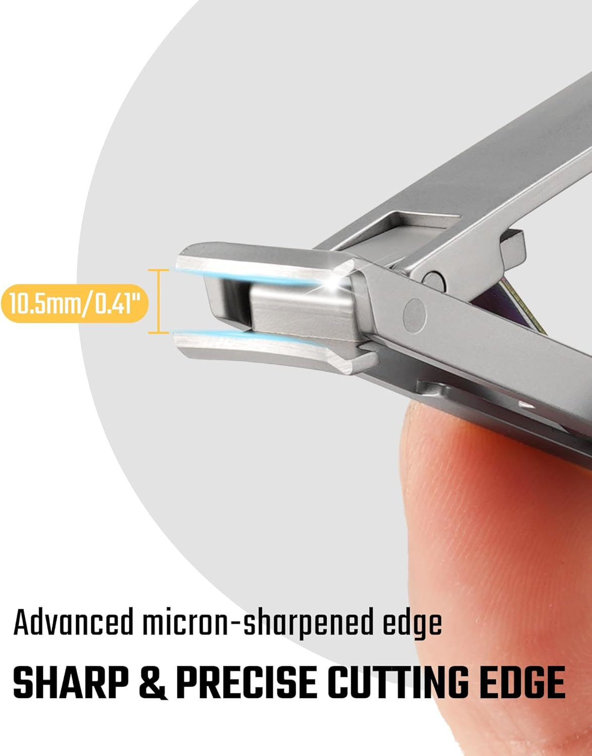 Keyunity KN02 Keychain Nail Clippers, Foldable Stainless Steel Fingernail Cutter for Travel & Everyday Carry image number 3