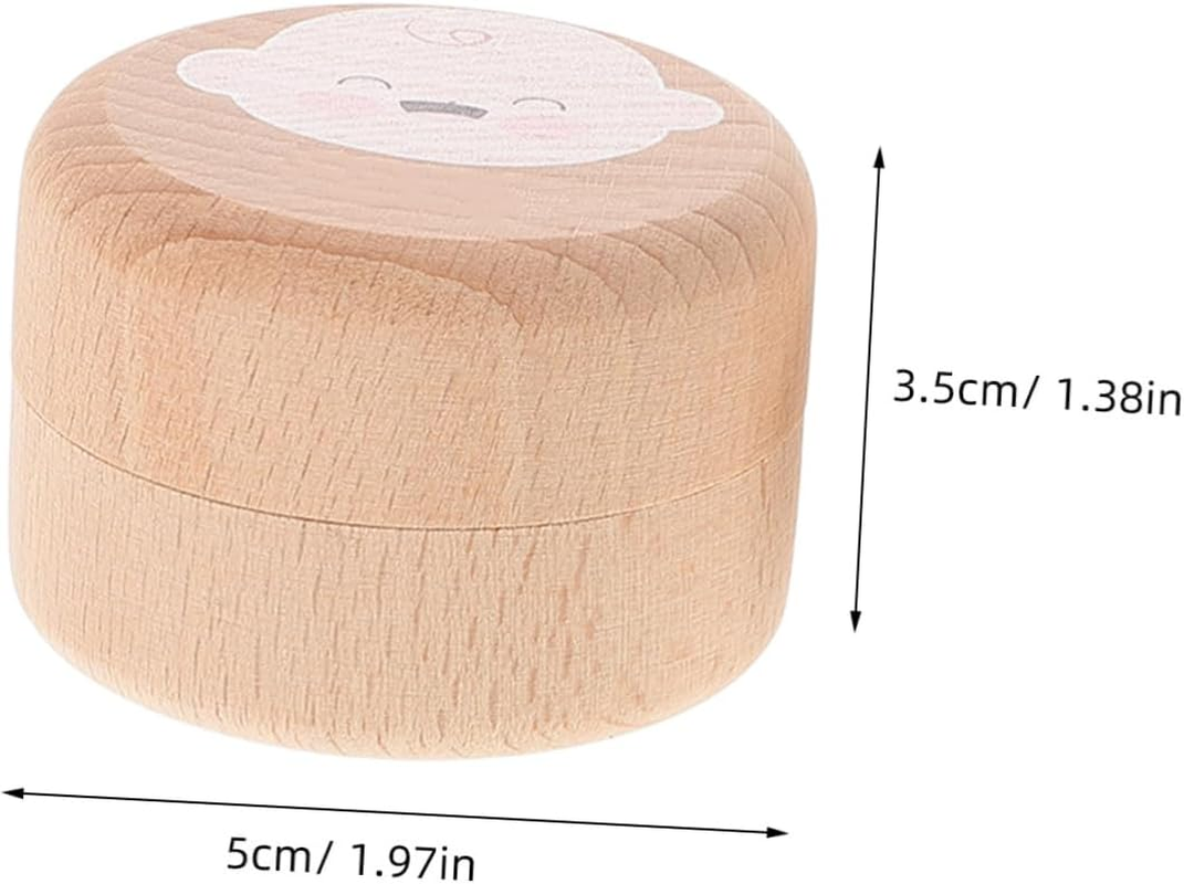 2Pcs Wooden Tooth Keepsake Box First Lost Teeth Box for Boys Girls Gifts for for For image number 1