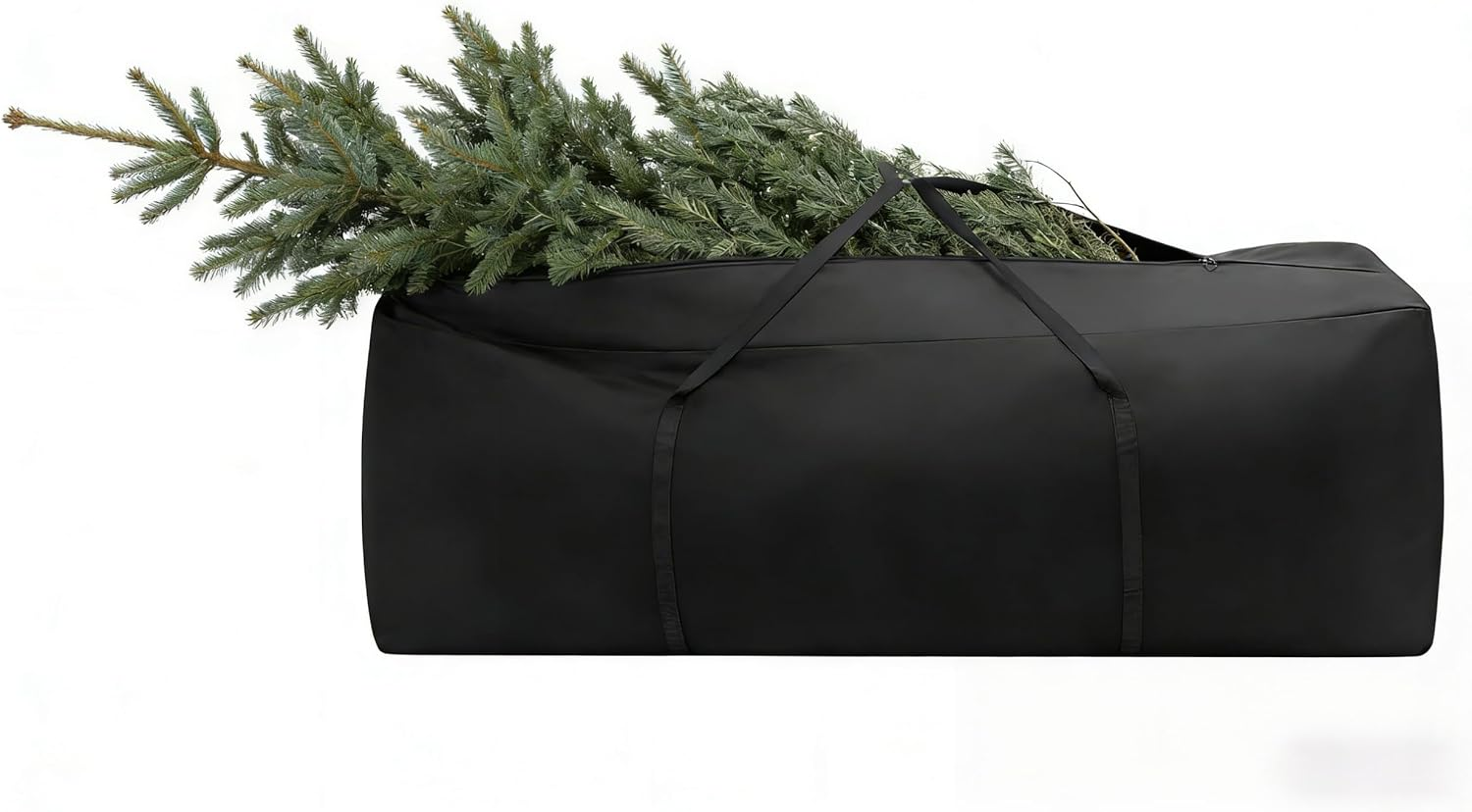 Patio Cushion Cover Storage Bag Water-Resistant Outdoor Rectangular Storage Bag with Handles for Furniture Cushions, Patio Furniture Seat, Christmas Tree (116 * 47 * 51CM)