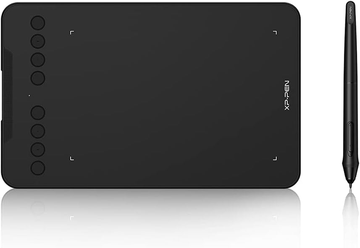 Xppen Updated Deco Mini7 V2 Drawing Tablet-16384 Levels of Pressure Battery-Free Stylus, 7 X 4 OSU Drawing Pad, 8 Hotkeys for Digital Art, Teaching, Gaming Graphic Tablet for Chrome, PC, Mac, Android image number 2