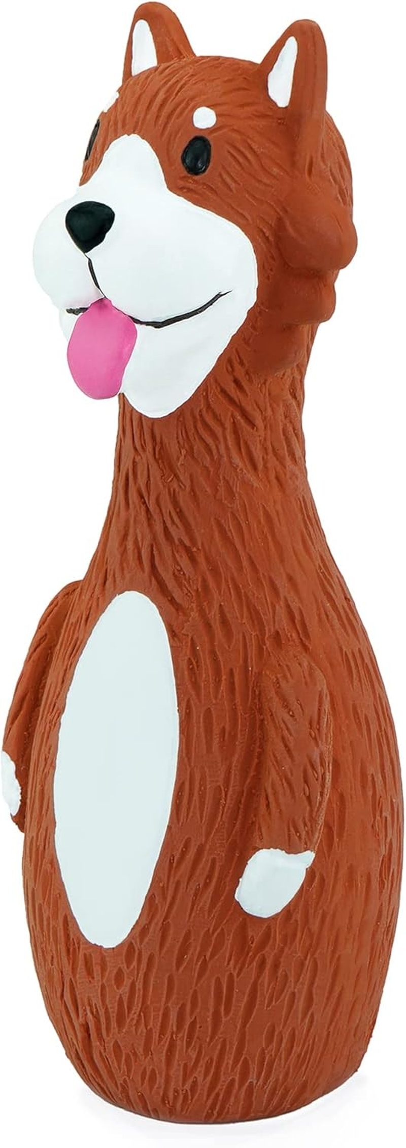 Chiwava 3 Pack 5.7 Inch Squeaky Latex Dog Toys Standing Stick Dog Dog Toy Puppy Fetch Interactive Play for Small Dogs image number 4