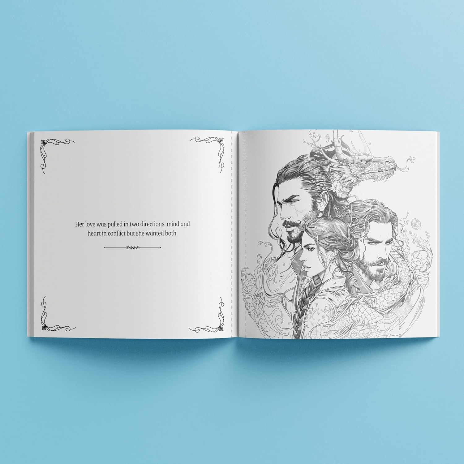 Art Maker Creative Colouring Queen of Dragons &ndash; 48-Page Fantasy Colouring Book Featuring Dragons, Royalty, and Enchanted Castles &ndash; Great for Fantasy Lovers image number 5