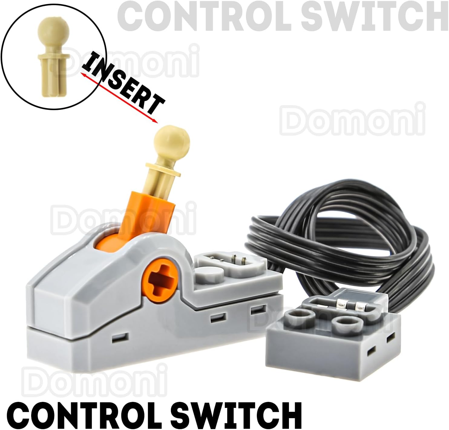 15Pcs Power Function Motor Set 8293- M Motor Battery Box Switch Light Cable Compatible with Majoy Brands Technical Building Toys