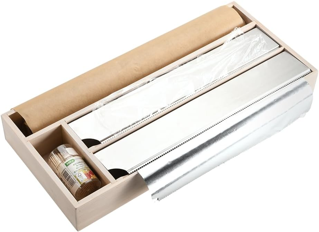 Kesper Foil Dispenser, Material: Bamboo, Dimensions: 42 X 19 X 5.4 Cm, Colour: Natural, 57041 13 image number 6