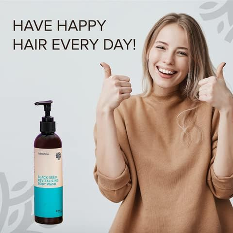 Hab Shifa Black Seed Revitalizing Body Wash 250 Ml, Clear/White image number 5