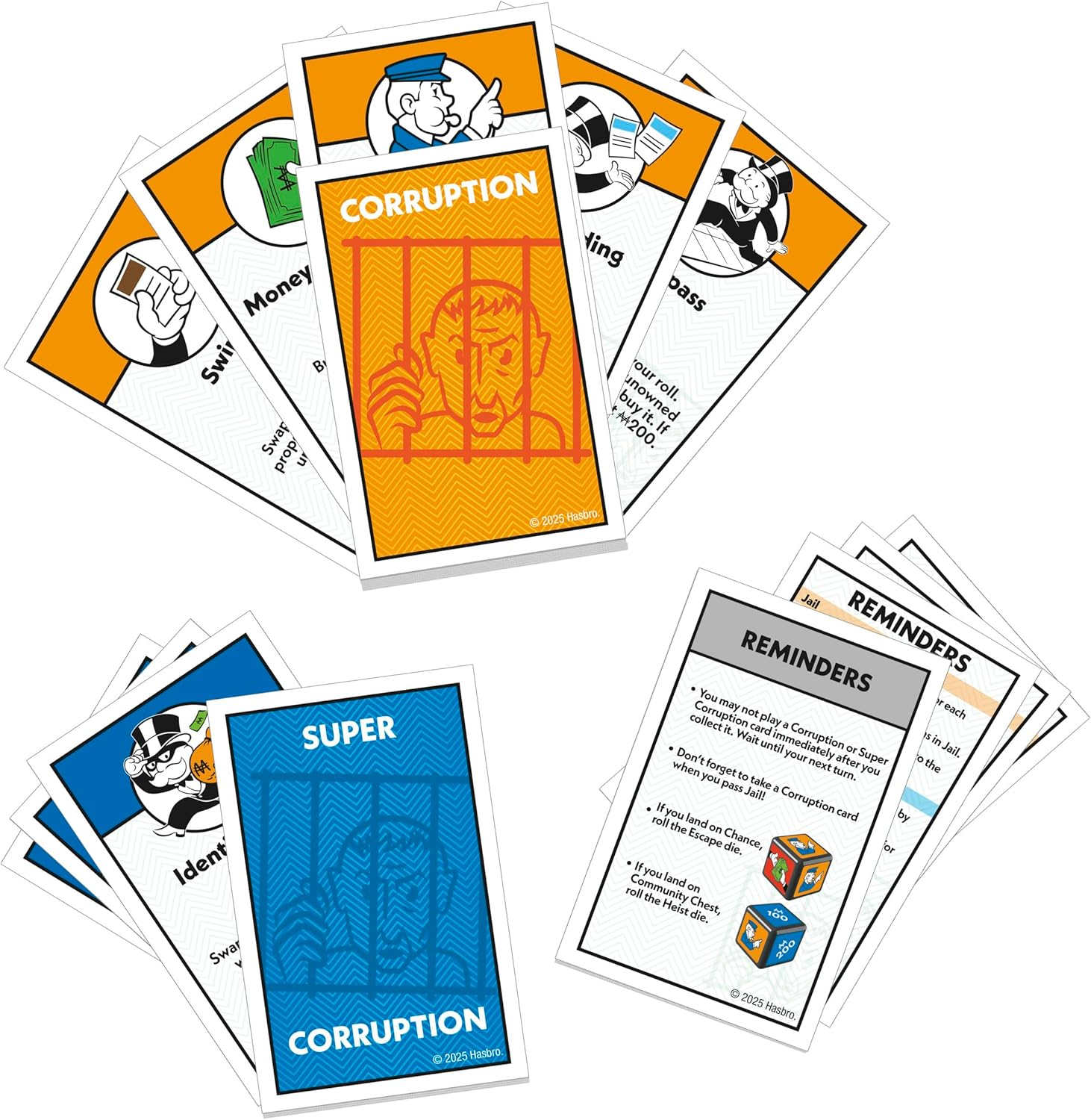 Monopoly Go to Jail Expansion | Add More Fun to Classic Monopoly Game and Play Faster | Ages 8+ | 2-6 Players | 40 Mins. | Family Board Games