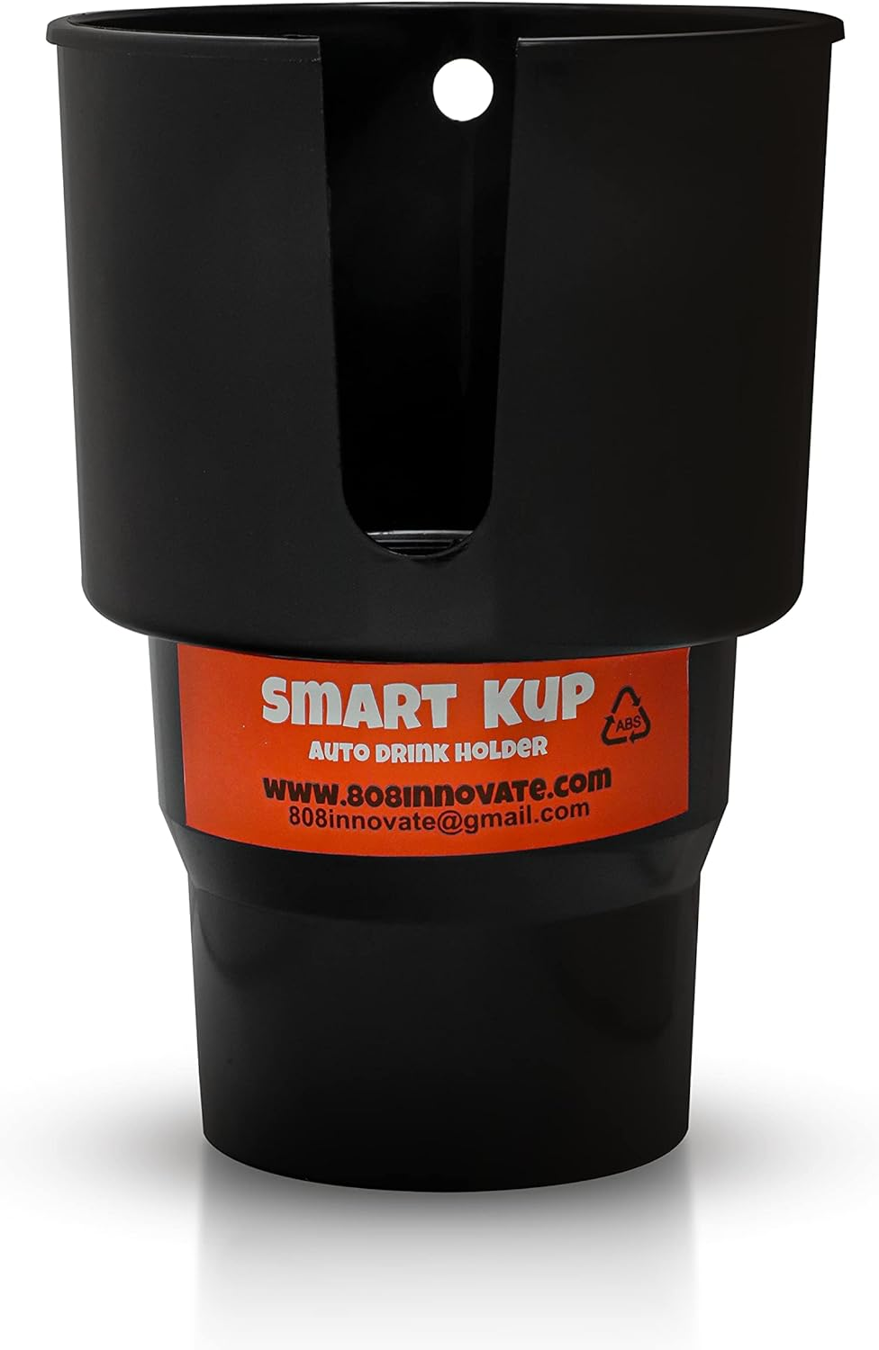 Car Cup Holder Expander - Fits Hydro Flasks 32/40 Oz, Nalgene, Yeti & Large Bottles up to 3.8 Inches Wide - for Car up to 3.2 Inches Wide (Black (Expandable Base))