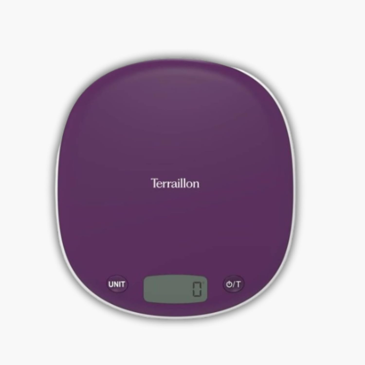 TERRAILLON Electronic Kitchen Scales - Tare Liquid Conversion, Integrated Handle, Weighing Range 5Kg, Accuracy 1G - Model 'Macaron INOX' Plum image number 4