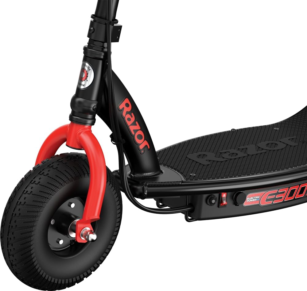 Razor E300 HD Electric Scooter - Black/Red image number 4