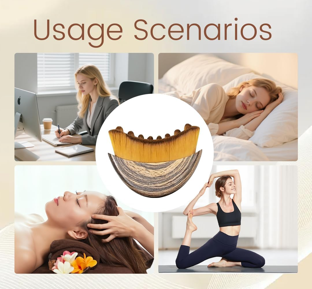 Lymph Face Brush, Pack of 2, Aluvea Face Brush, Lymphatic Face Brush, Dry Brush, Lymphatic Drainage Massage, Alpine Fibre, Facial Brush, Lymphatic Drainage Brush Face