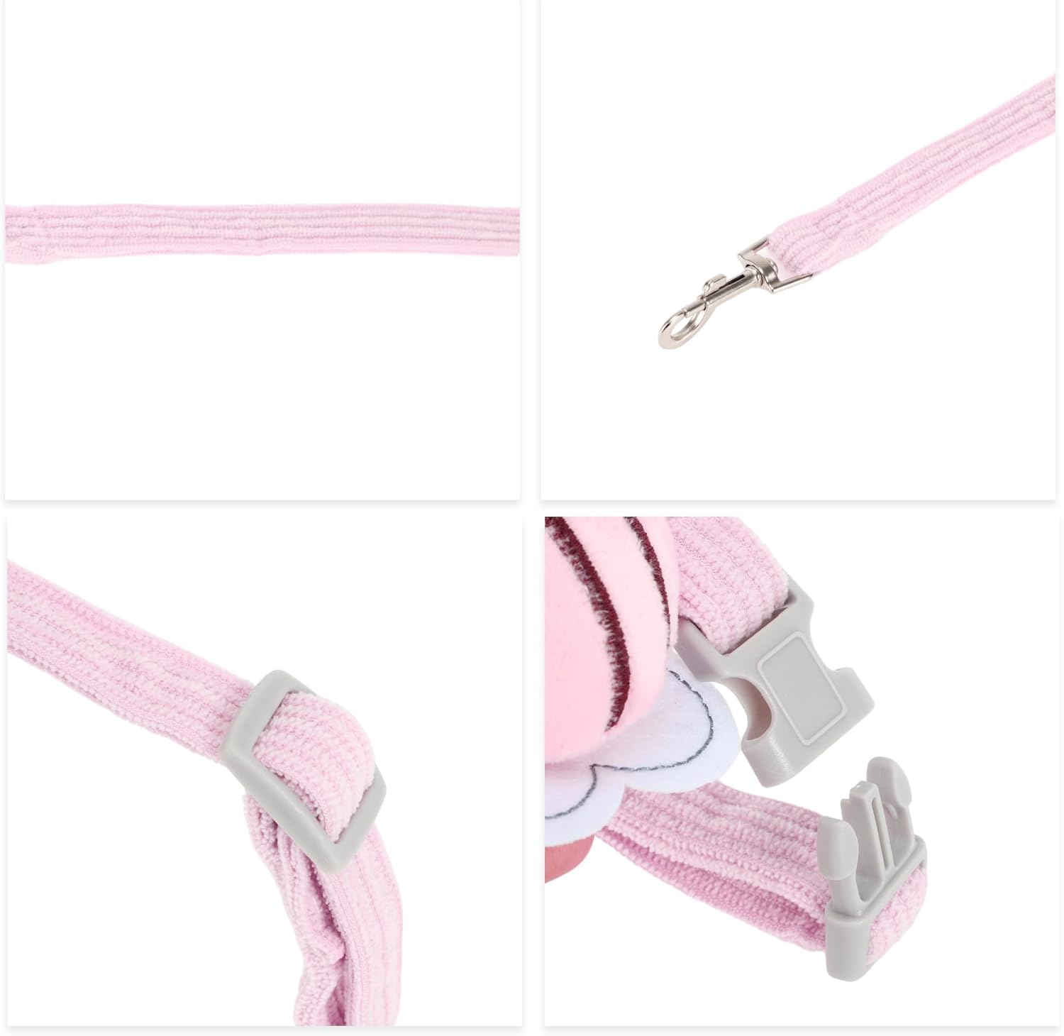 CAPASTEC Easy Control Dog Harness Set, Cat Harness and Leash Set, Medium, Pink image number 5