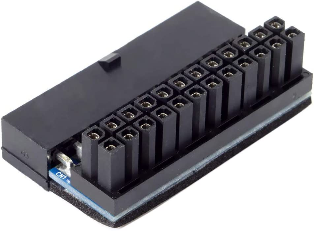 ATX 24Pin Female to 24Pin Male 90 Degree Power Adapter Mainboard Motherboard for Desktops PC Supply image number 4