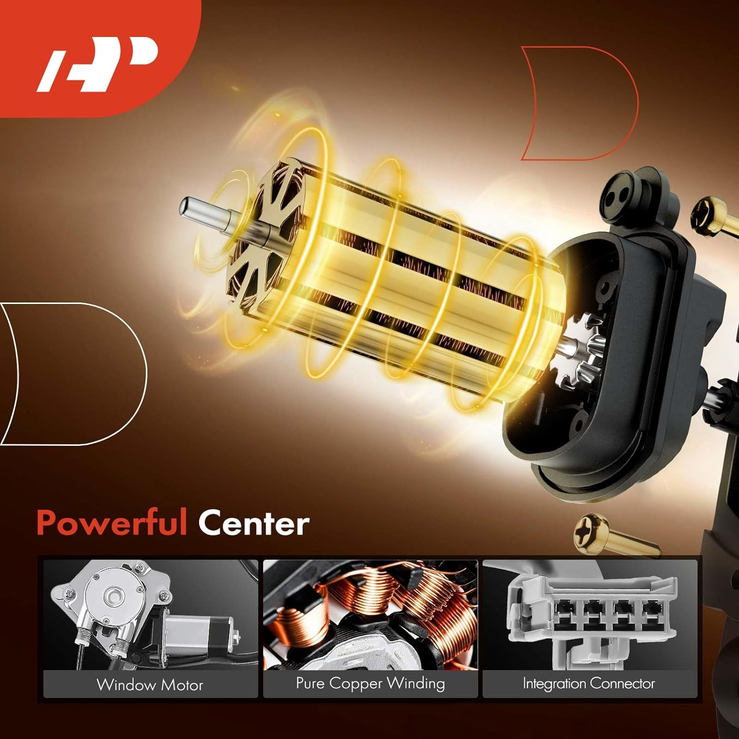 A-Premium Power Window Regulator with Motor for Honda Accord 1994-1997 Acura CL 1997 Coupe Only Front Left Driver Side image number 6