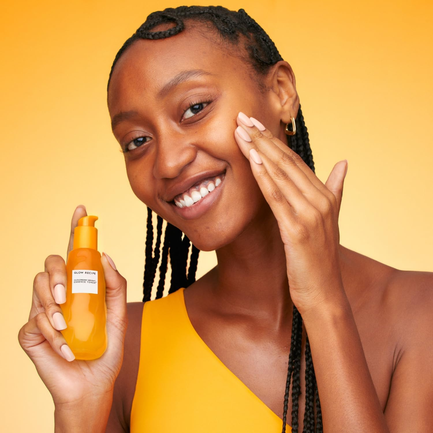 Glow Recipe Cloudberry Brightening Toner + Essence Skincare - Coq10 Face Toner to Strengthen Skin Barrier + Hydrating Rice Water, Vitamin C, E & 5% Glycerin to Soften & Even Skin Tone (75Ml) image number 5