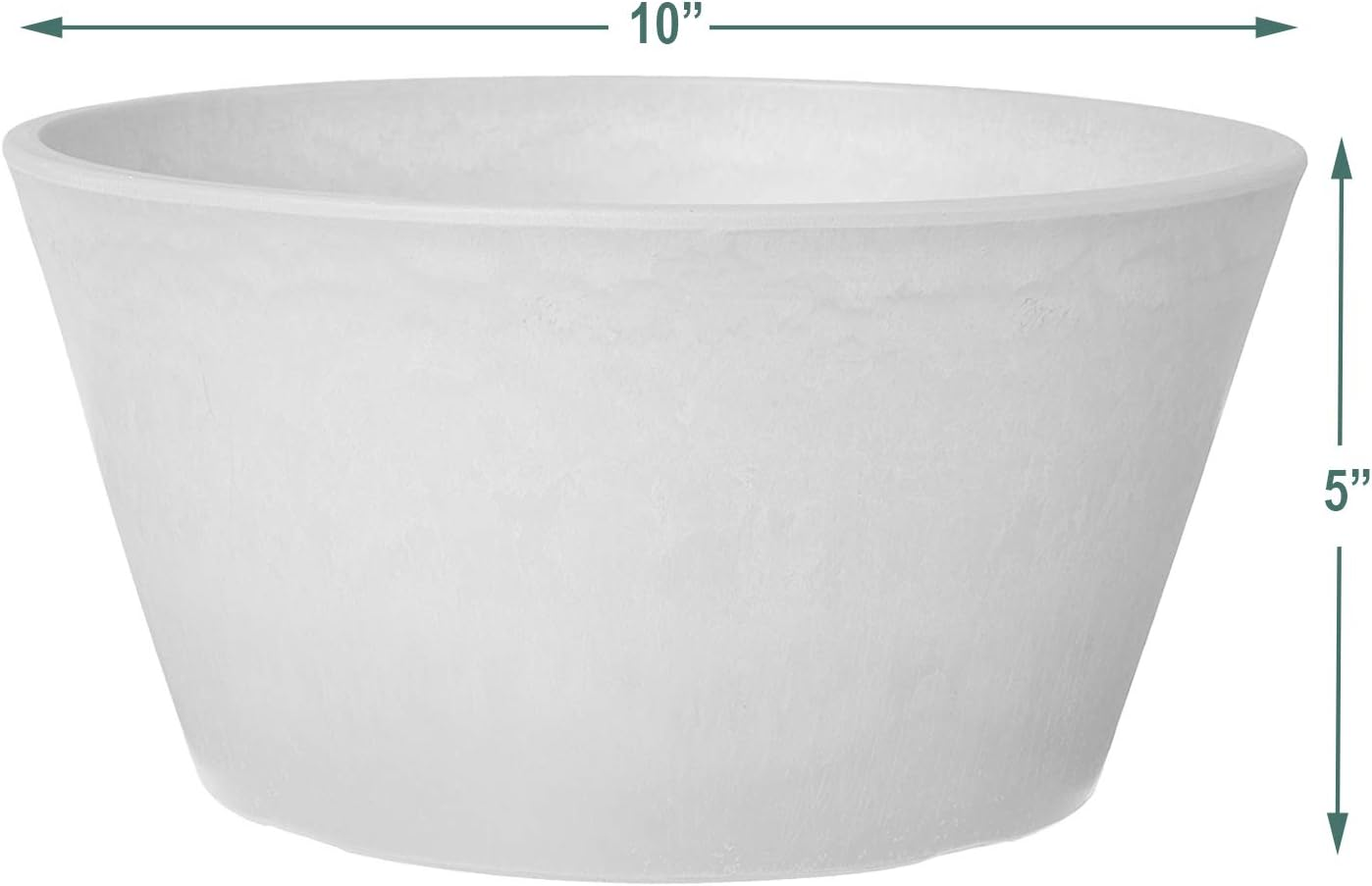 Arcadia PSW TD25TC Sleek Bulb Pan, 10 by 5-Inch, Terra Cotta image number 5