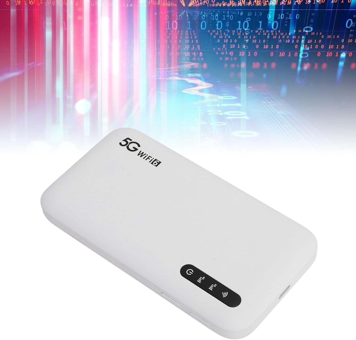 Portable 5G Mobile Hotspot, Mobile Wifi Hotspot for Travel, Double Band Ultra High Speed Hotspot Device, Wifi 6 2.4Ghz, 5.8Ghz， 6100Mah Long Battery Life image number 4