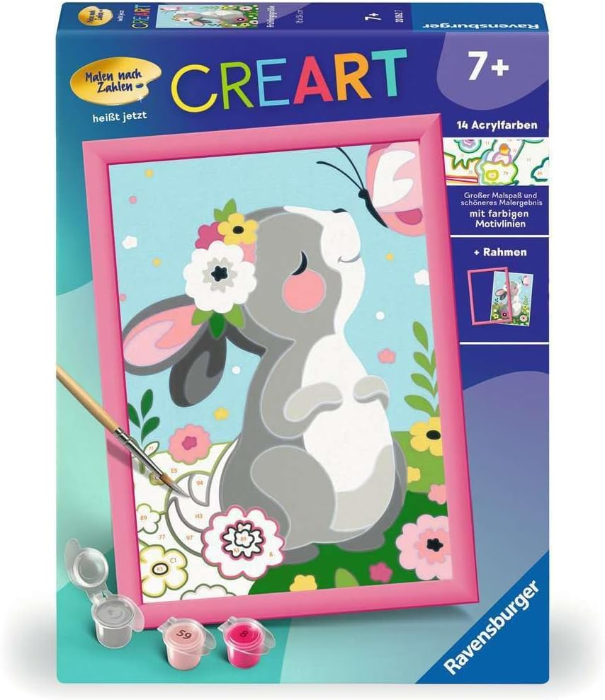 Ravensburger Malen Nach Zahlen 20062 - Fr&uuml;hlingsgr&uuml;&szlig;e - Kinder Ab 7 Jahren image number 4