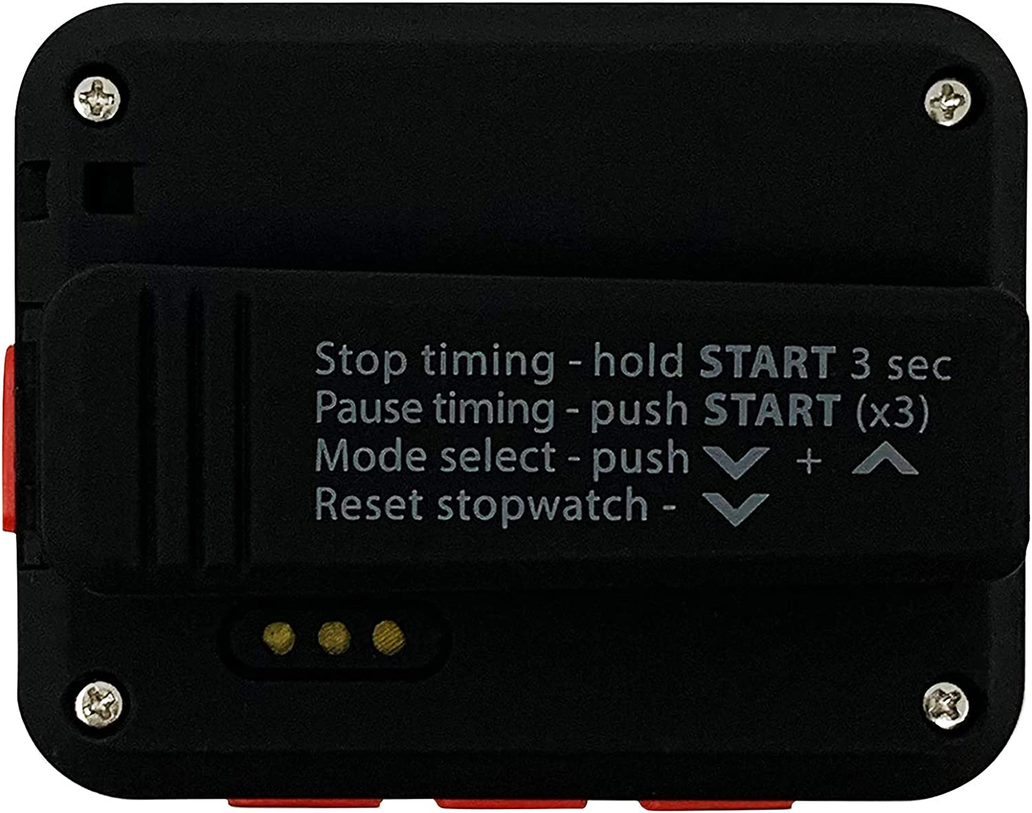 (Black Red) - Gymboss Charge Interval Timer and Stopwatch image number 4