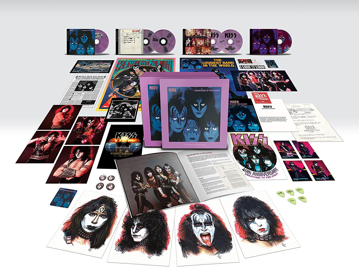 KISS Creatures of the Night (40Th Anniversary) [Super Deluxe 5 Cd/Blu-Ray Box Set] image number 1