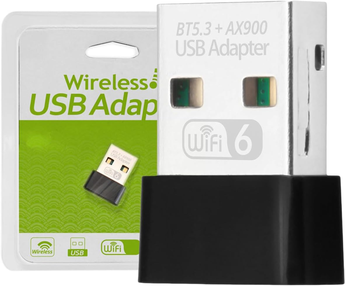 USB Wifi 900Mbps & Bluetooth 5.3 USB Adapter for Pc/Laptop | 900Mbps Dual Band 2.4G/5.8Ghz | High-Speed 2-In-1 Wireless Dongle | Plug & Play | Windows 7/8/10/11 Compatible image number 2