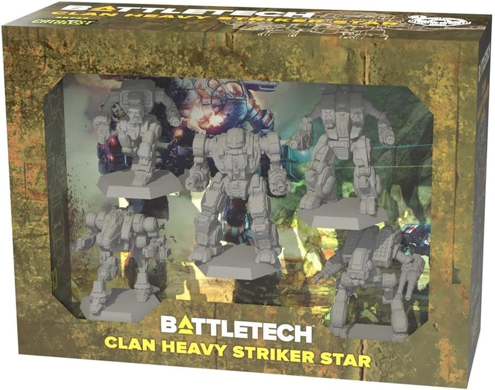 Catalyst Game Labs | Battletech Clan Heavy Striker Star | Miniature Game | Ages 10+ | 2 Players | 120 Minutes Playing Time, Multi image number 4