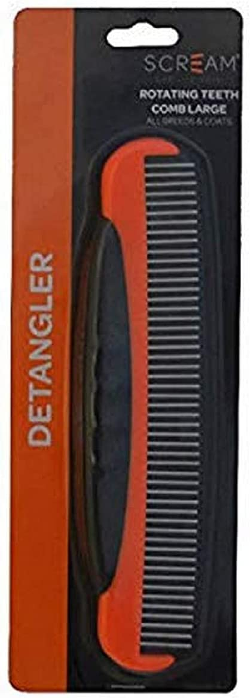 Scream 35-SG03751 LOR Rotating Teeth Comb, Loud Orange image number 3