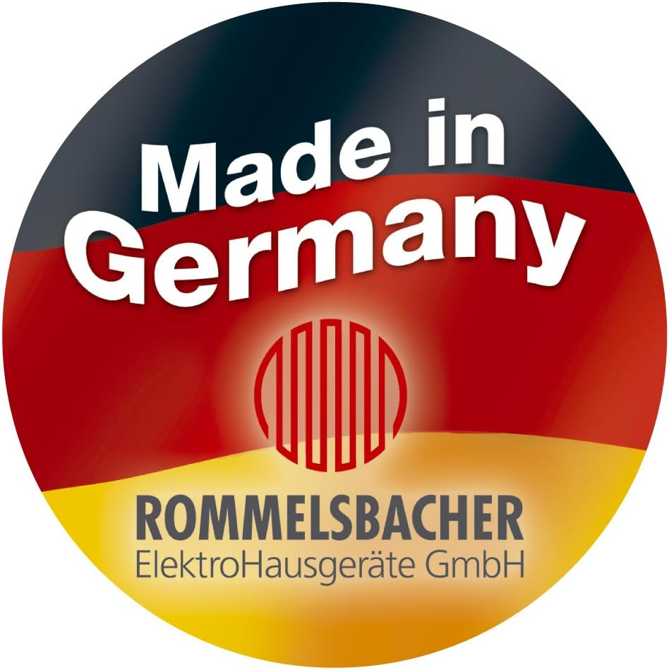 Rommelsbacher Single Hotplate THS 1090 - Made in Germany, 1 Cast Heating Plate 145 Mm Diameter, Fire-Enamelled Housing, 7-Stroke Switch, Power-Controlled Control, Overheating Protection, 1000 Watt,