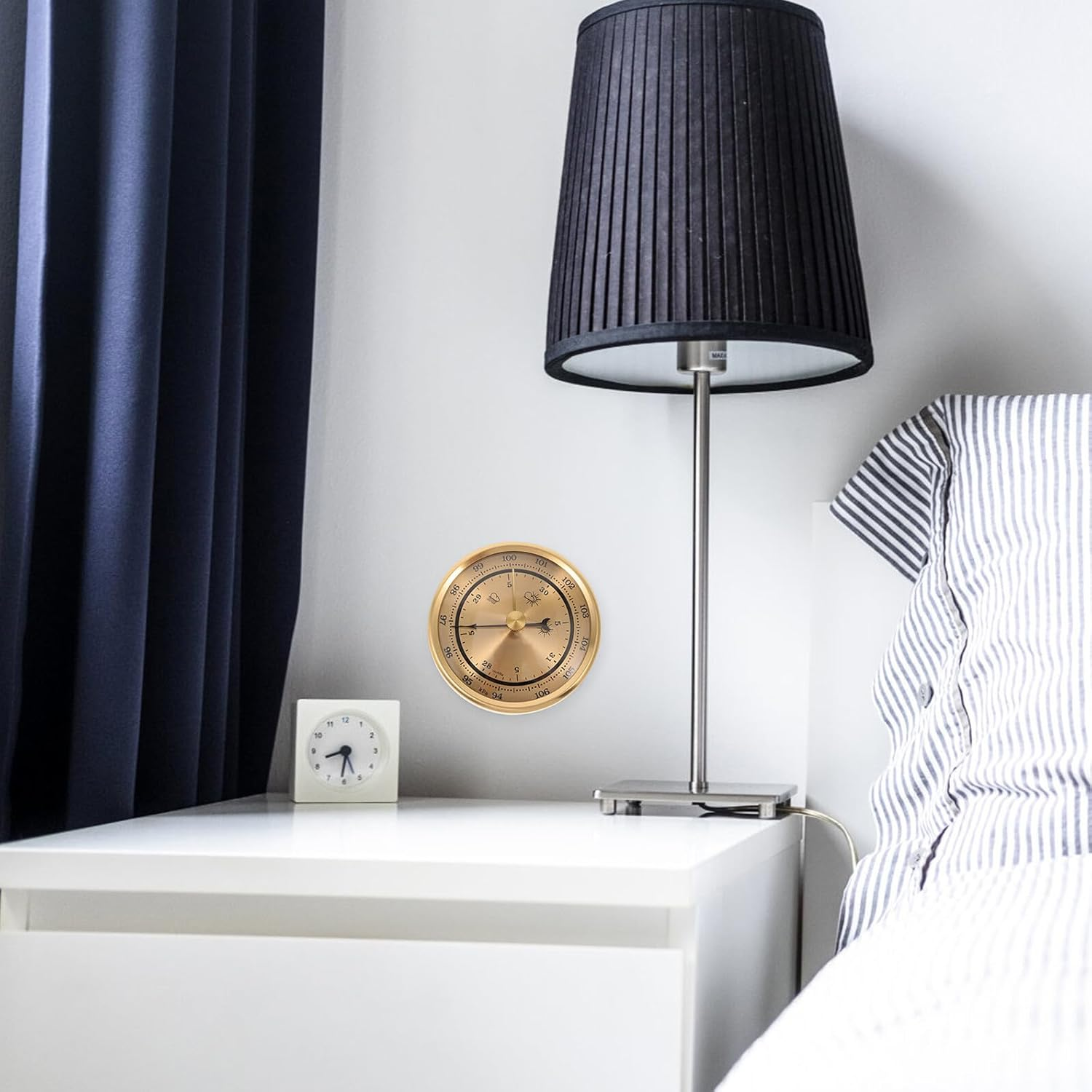 Totority Multi-Functional Portable Dial Barometer Weather Forecast Thermometer Hygrometer Air Pressure Gauge Compact Home Indoor Outdoor Use image number 2