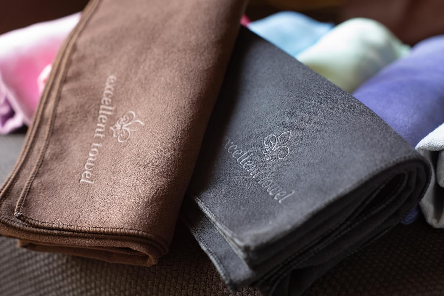 Photocatalyst Excellent Towel, Solid Color, Pupple, 15.7 X 35.4 Inches (40 X 90 Cm) image number 3