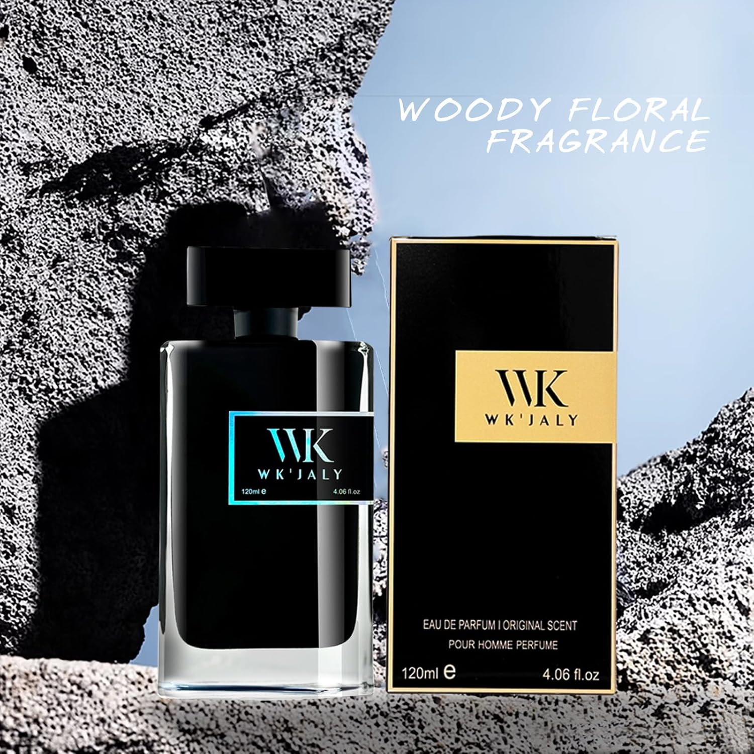 WK JALY Eau De Parfum for Men, with Notes of Bergamot, Woody, Rosemary, Men'S Cologne Perfume, Long Lasting Scent, 120Ml/4 Oz image number 5