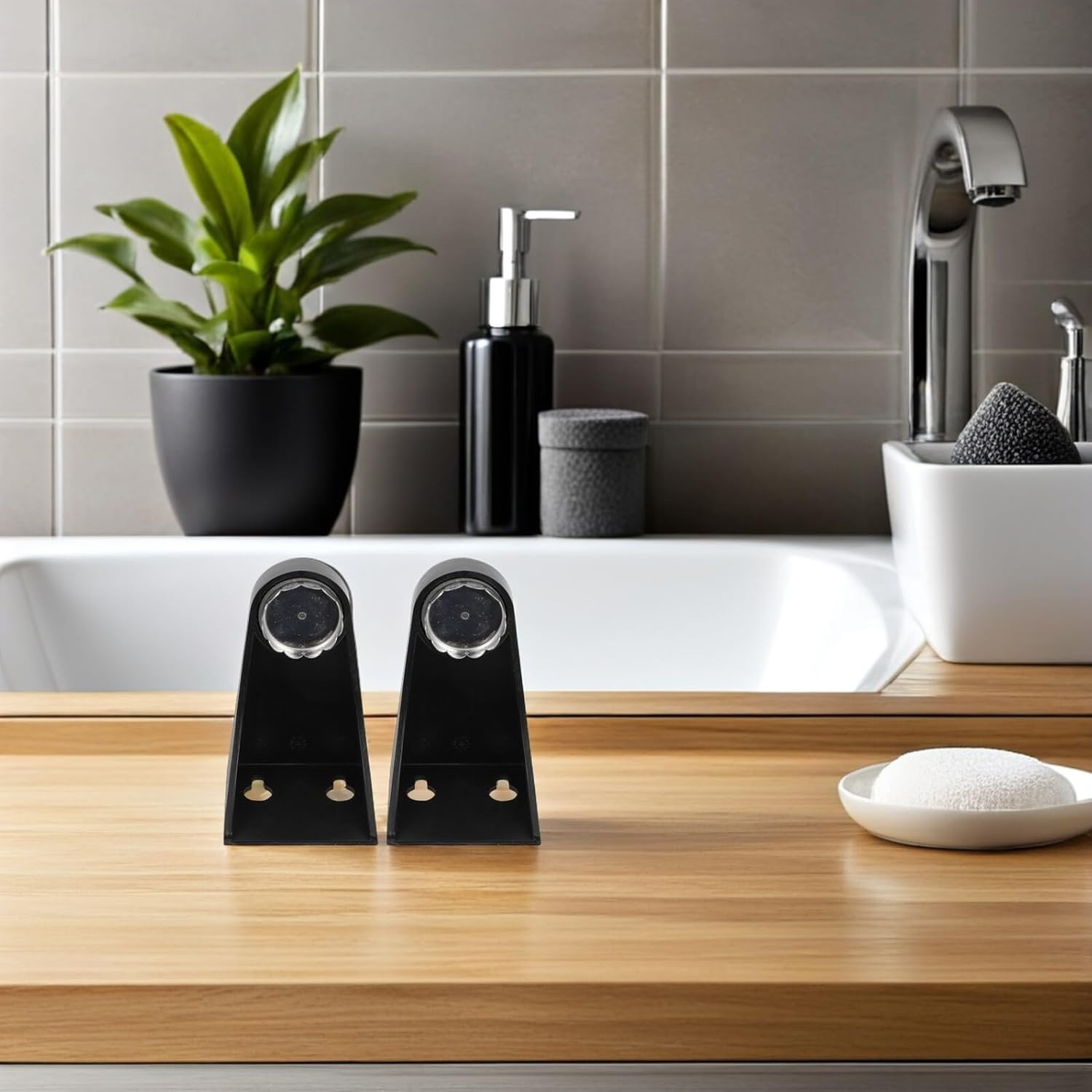 Magnetic Soap Holder Soap Rack 2Pcs Suction Cup Design in Bathroom and Kitchen image number 6