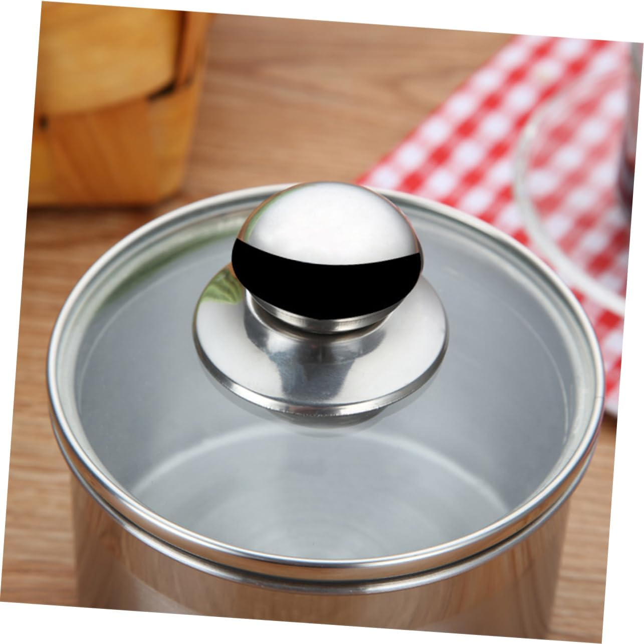 FUNOMOCYA Thickened Glass Jars Snack Containers Seal Lid Coffee Beans Storage Tank Home Travel Kitchen Tool Easy Open Lid Food Preservation Jars image number 1