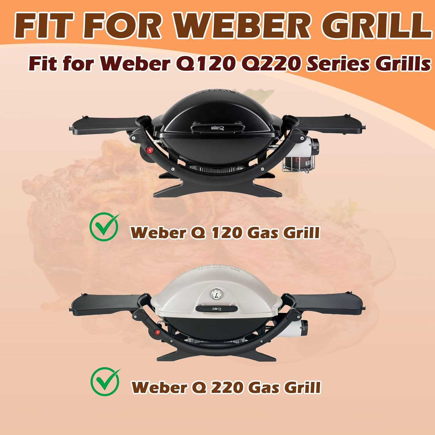 MOASKER Grill Igniter Kit 80475 for Weber Q120 Q220 Series Grills Electronic Igniter Replacement Parts, Grill Push Electric Button Starter Kit Replacement for Weber Baby Q Parts 516002 566002 566014