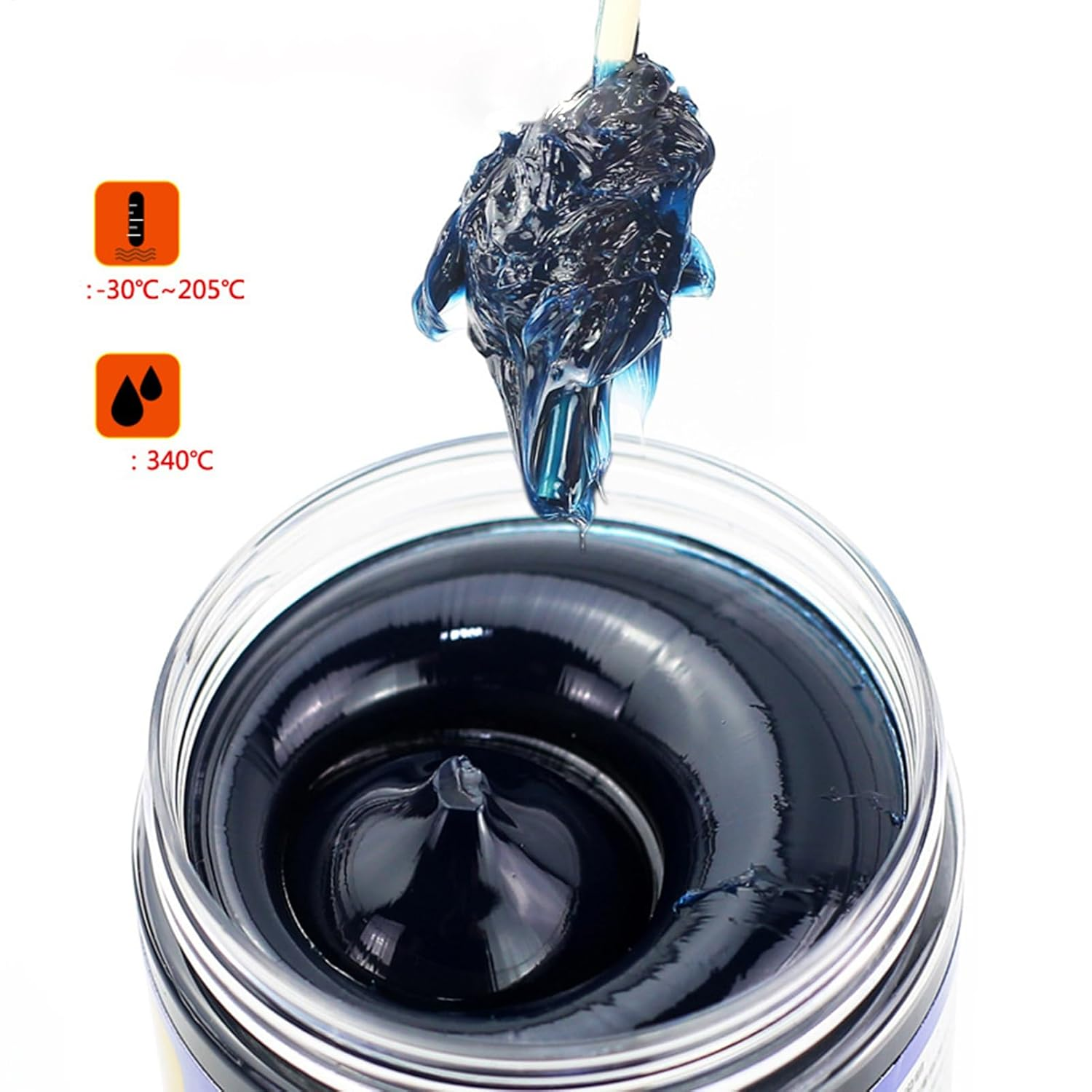 High Temp Grease | Bike Bearing Grease 300G,High-Temperature Butter Car Lubricating Oil for Brake Chains Motors Hinges Engines Hammer Industrial Daily Home Garage Mechanical image number 1